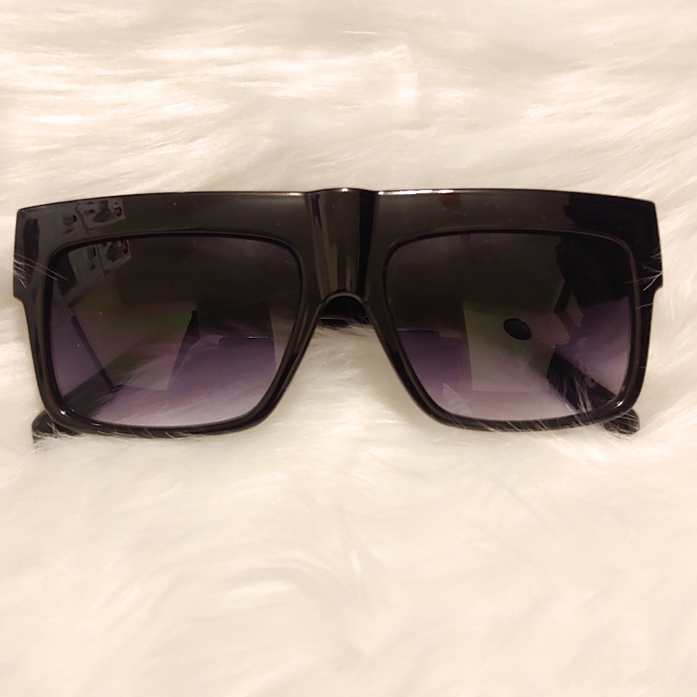 Fashion Sunglasses Black&Purple Ombrè Lenses (Similar to Celine's)